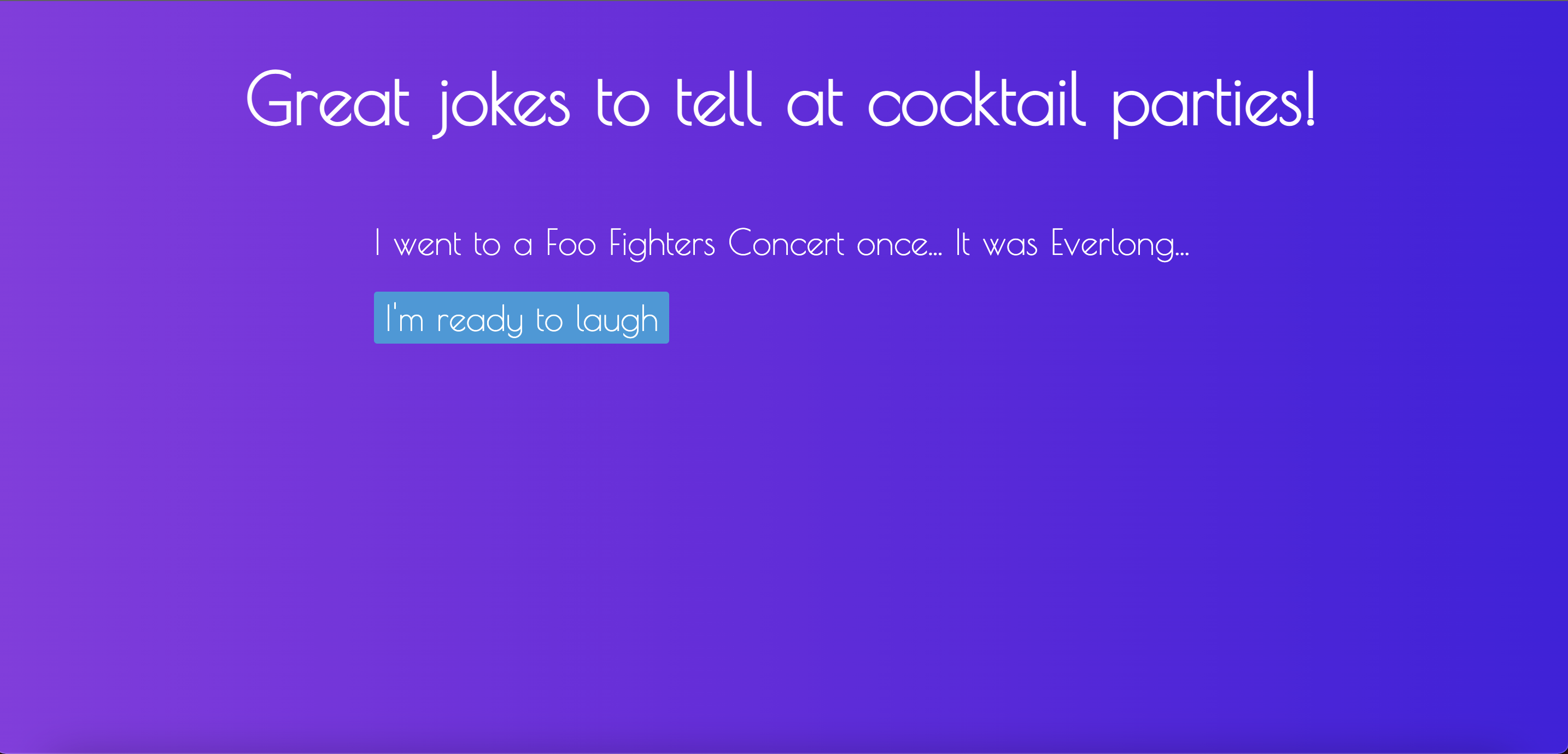 dad joke homepage